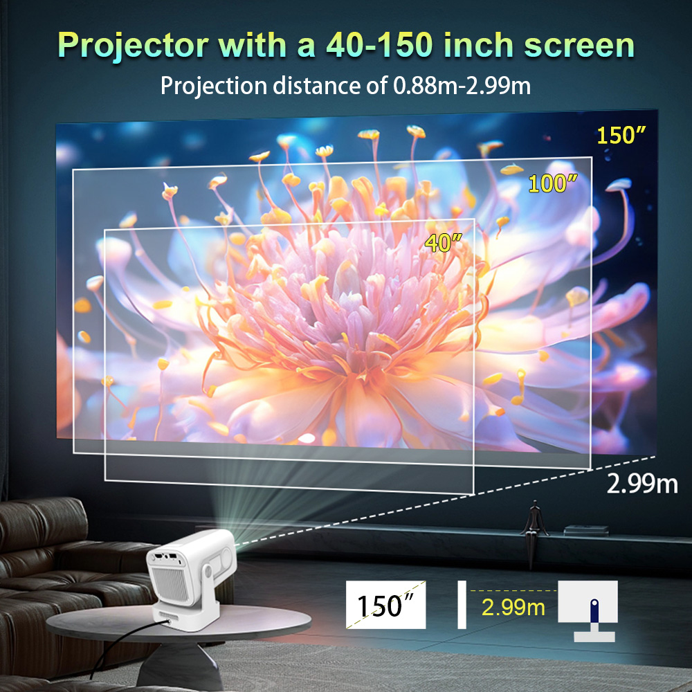 Home Cinema Mini - 2026 Nieuwe H260 Native 1080P Projector