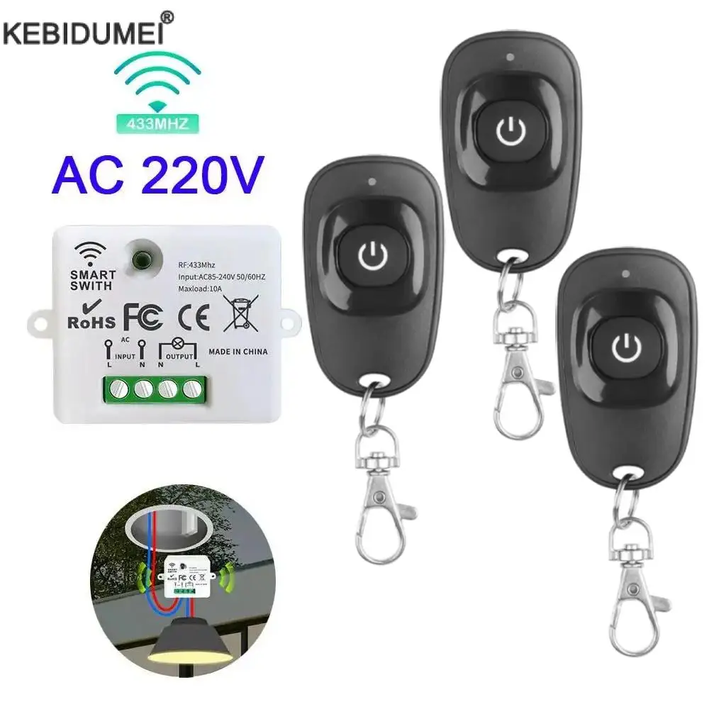 Home Cinema Mini - 433Mhz Universele Draadloze Afstandsbediening Schakelaar 110V