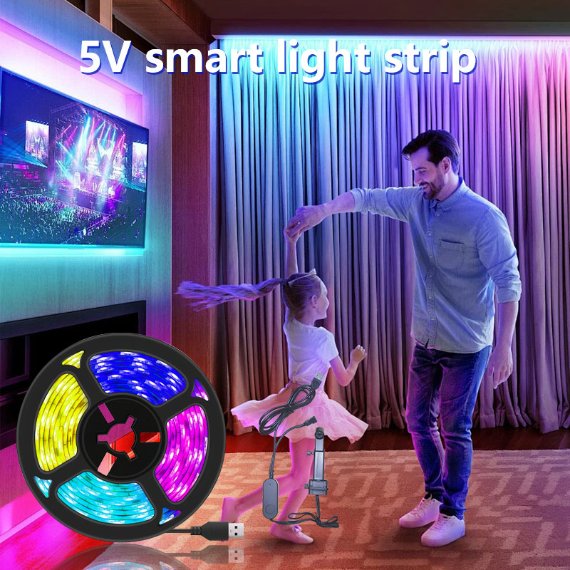 Ambient Light Strip Tv - STTL Smart TV LED-stripverlichting 2,5M RGB