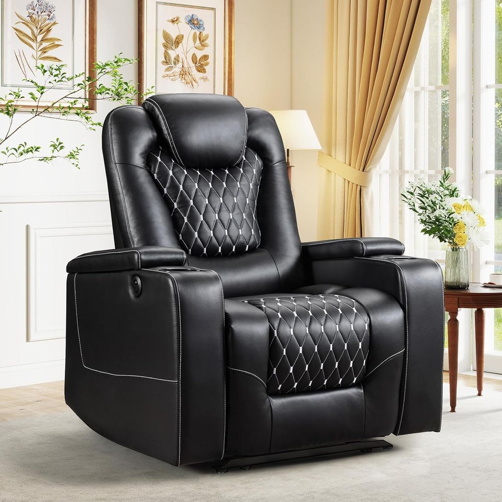 Home Cinema Couch - Elektrische relaxfauteuil met USB-poorten en bekerhouders