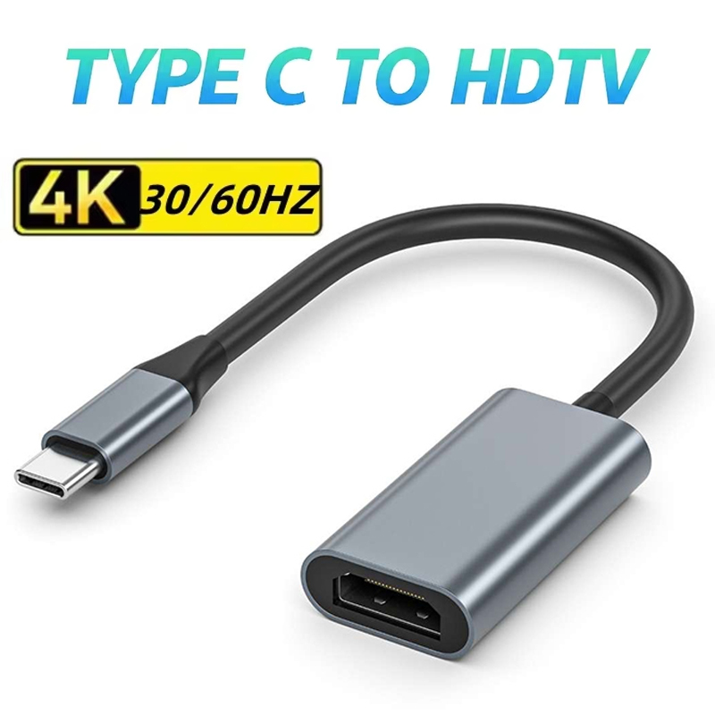 Home Cinema Usb - Aluminiumlegering Type C naar HDMI-compatibele adapter