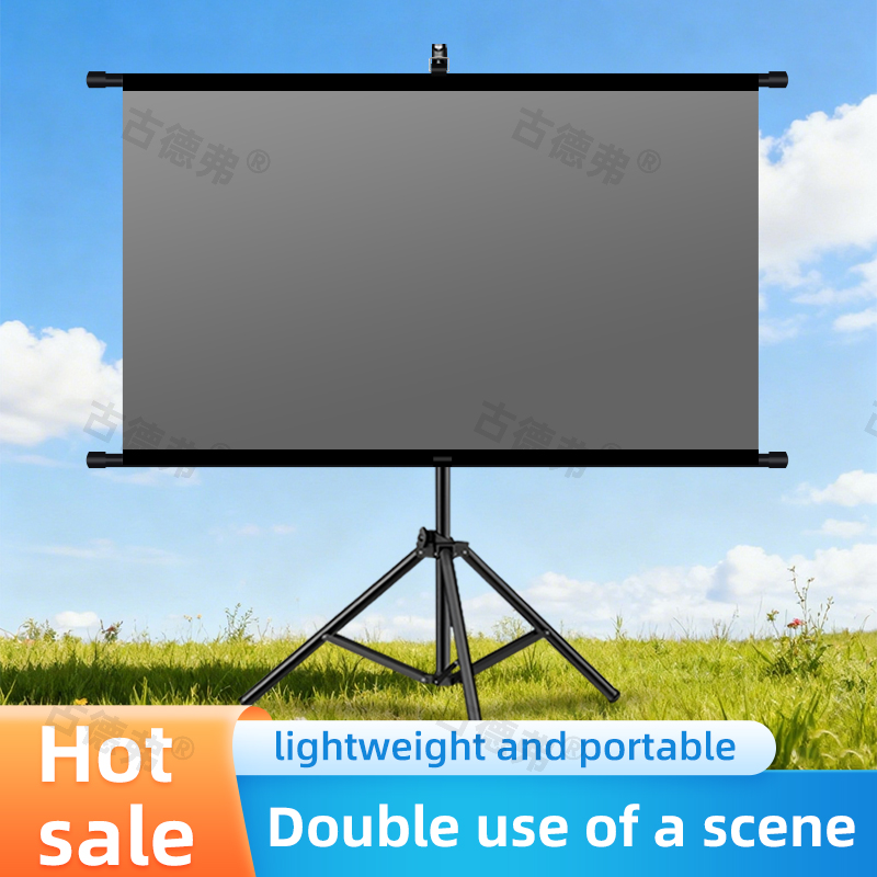 Home Cinema Blanc - XMJM Anti-licht projectorscherm met standaard Opvouwbare
