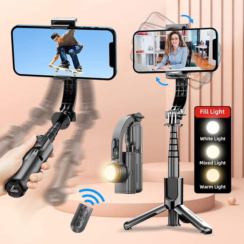 Smart Tv Stick - AXNEN Gimbal Selfie Stick Statief Uitschuifbaar