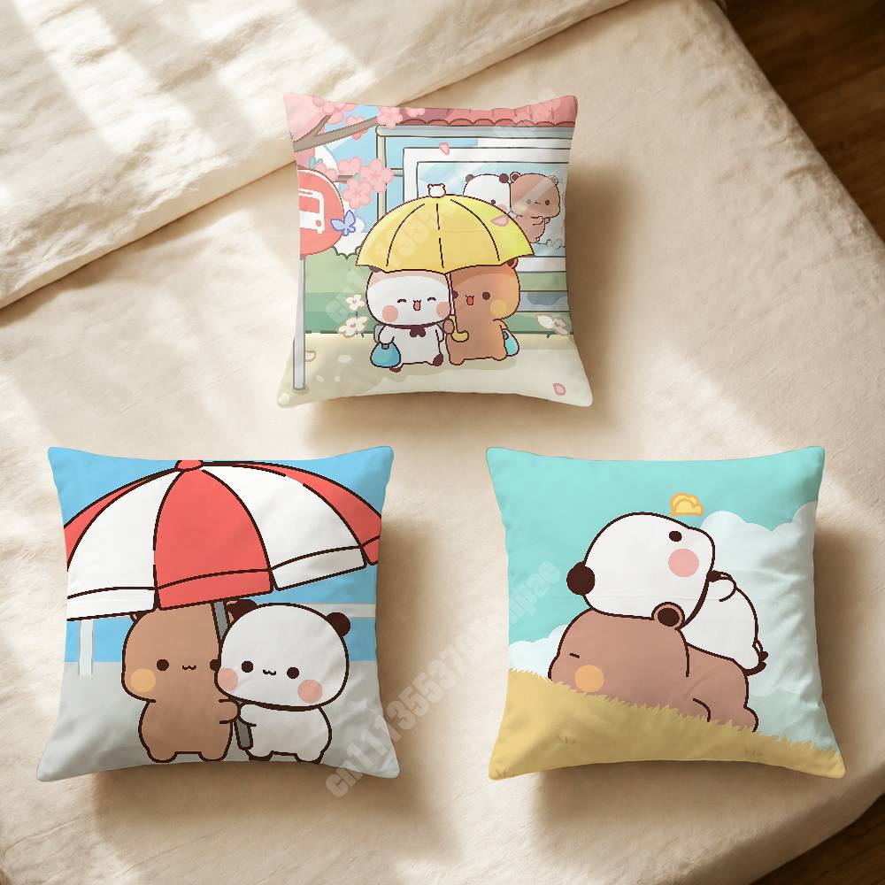 Home Cinema Couch - Cartoon B-Bubu D-Dudu bedrukte kussenhoes voor