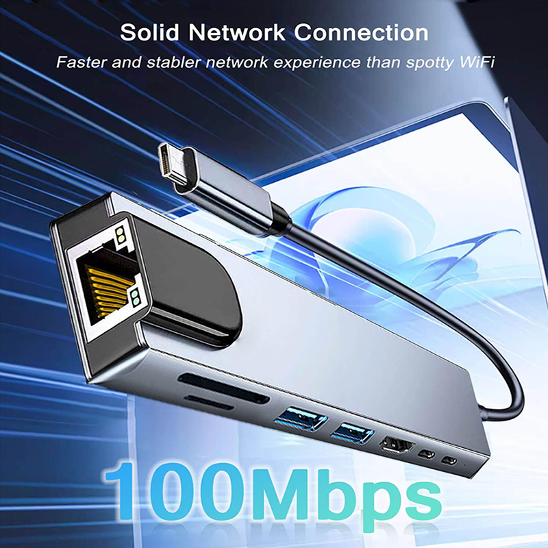 8-in-1 USB Type C-hub voor Mac - Home Cinema Usb recensie en prijs