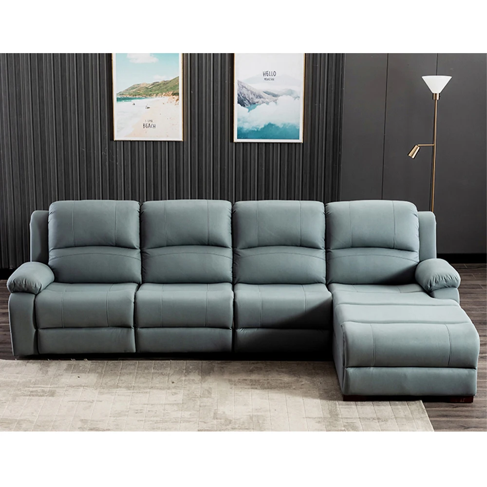 Echte lederen elektrische rela - Home Cinema Couch recensie en prijs