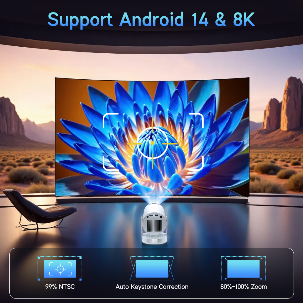 Magcubic Android 14 Native 108 - Home Cinema Complet recensie en prijs