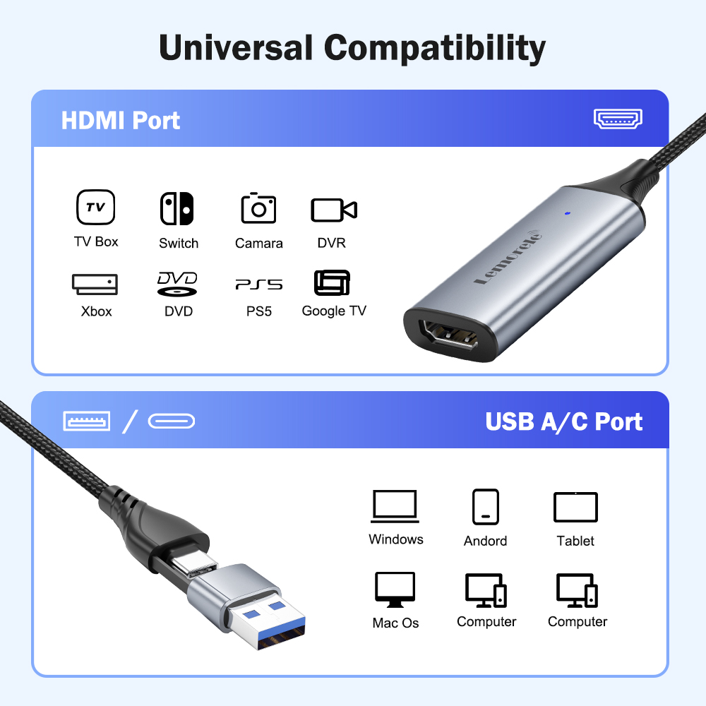 Lemorele USB 2.0 Video Capture - Home Cinema Usb recensie en prijs