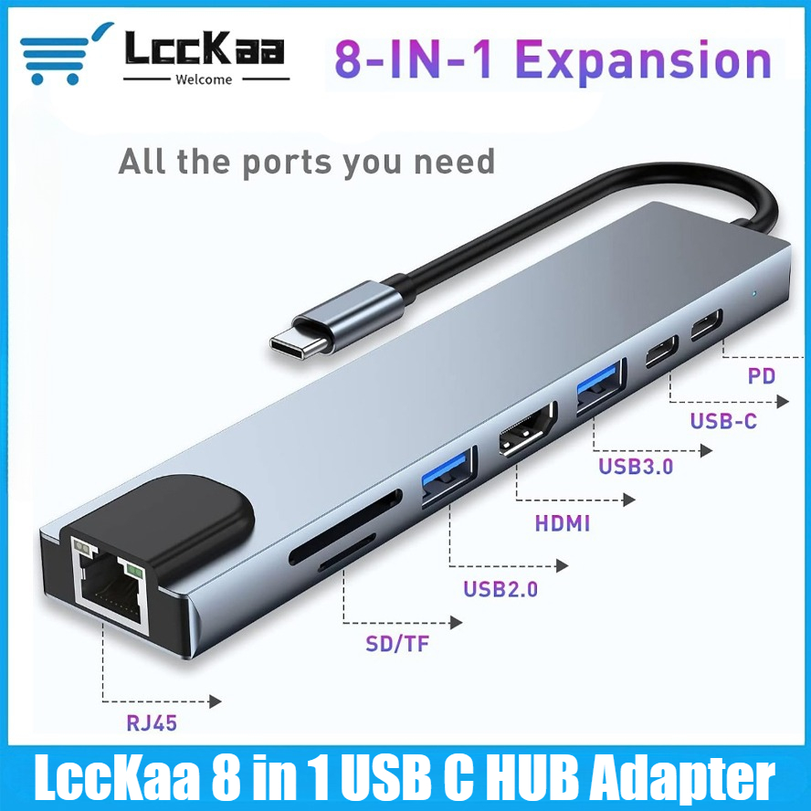 USB-C Hub 8/7-in-1 4K HDMI Ada - Home Cinema Usb recensie en prijs