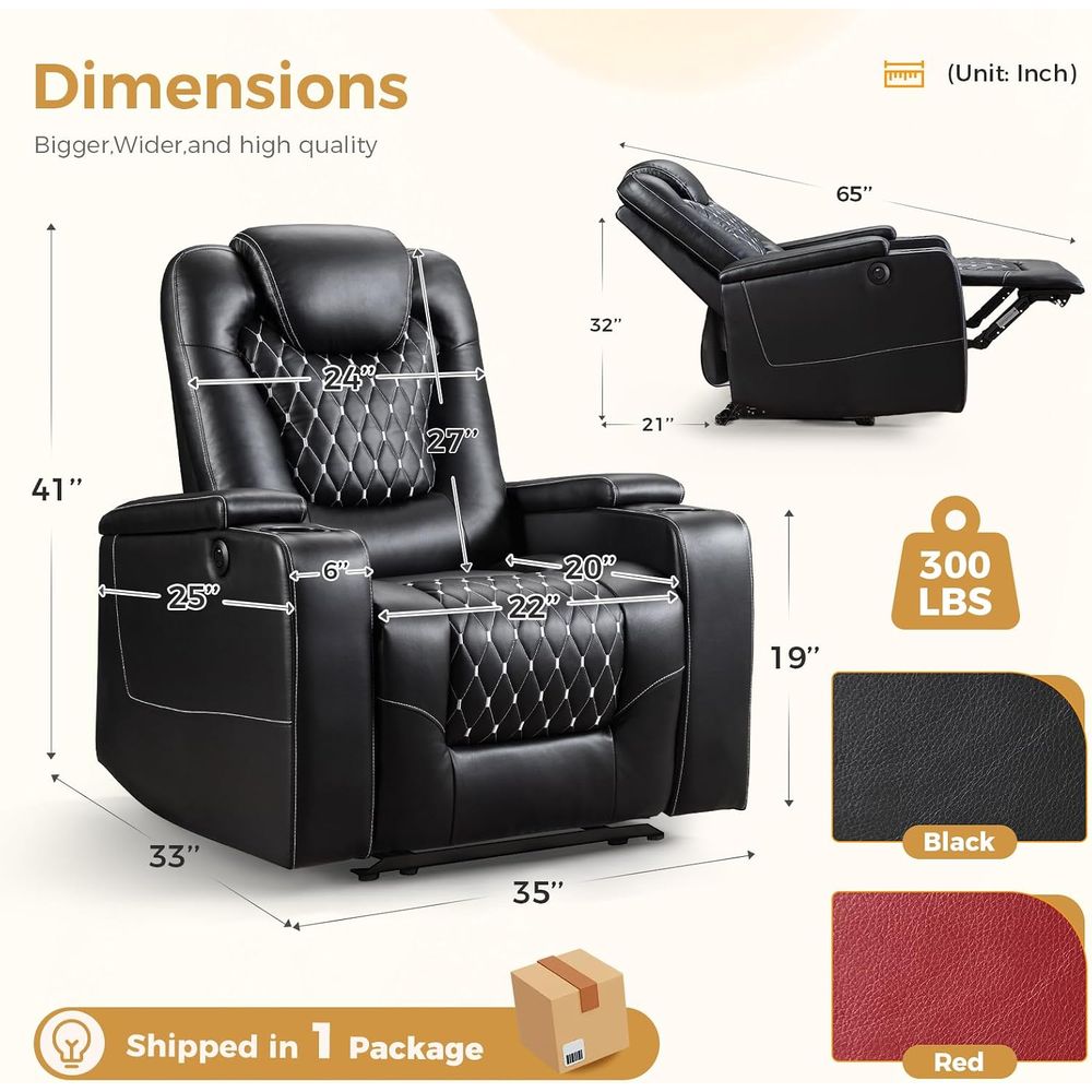 Elektrische relaxfauteuil met  - Home Cinema Couch recensie en prijs