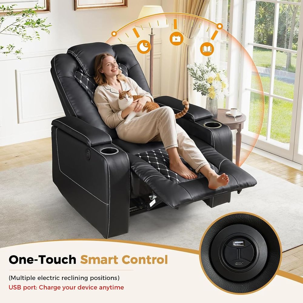 Elektrische relaxfauteuil met  - Home Cinema Couch recensie en prijs