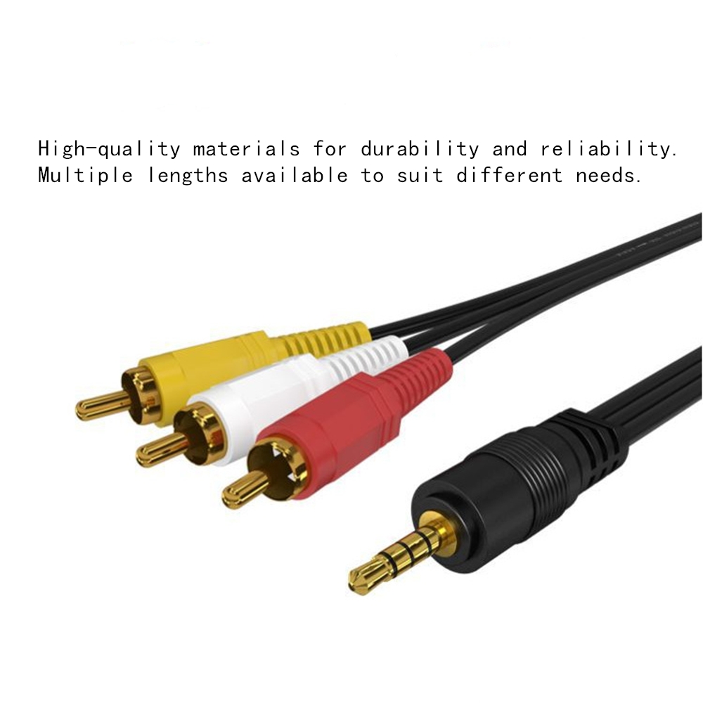 3,5 mm naar 3 RCA Audio Video  - Home Cinema Beamer recensie en prijs