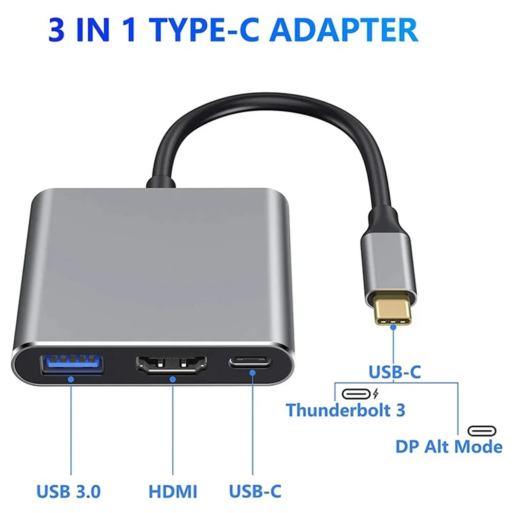 USB-C Hub 3-in-1 Multiport Ada - Home Cinema Usb recensie en prijs