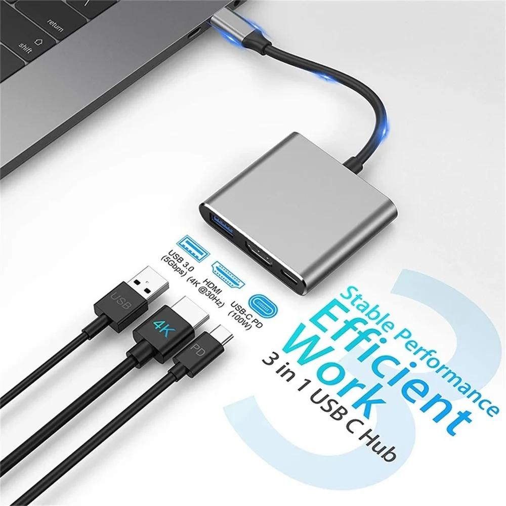 USB-C Hub 3-in-1 Multiport Ada - Home Cinema Usb recensie en prijs