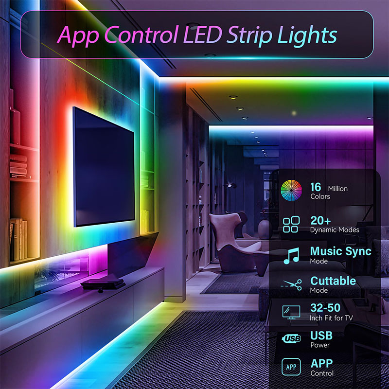 USB RGB LED strip SMD3535 met  - Ambient Light Strip Tv recensie en prijs
