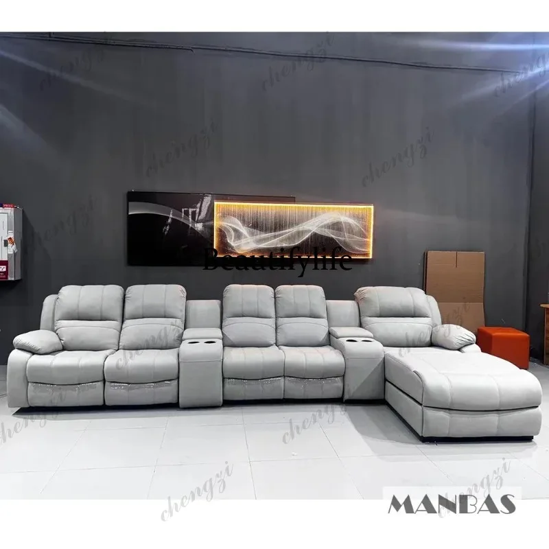 01A Lederen Elektrische Relaxf - Home Cinema Couch recensie en prijs