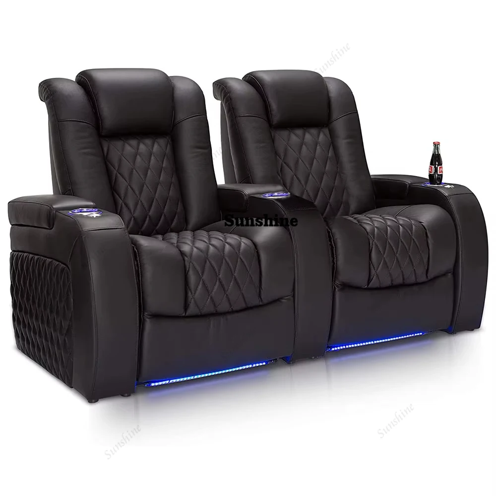 Witte kleur 3-zits elektrische - Home Cinema Interiors recensie en prijs