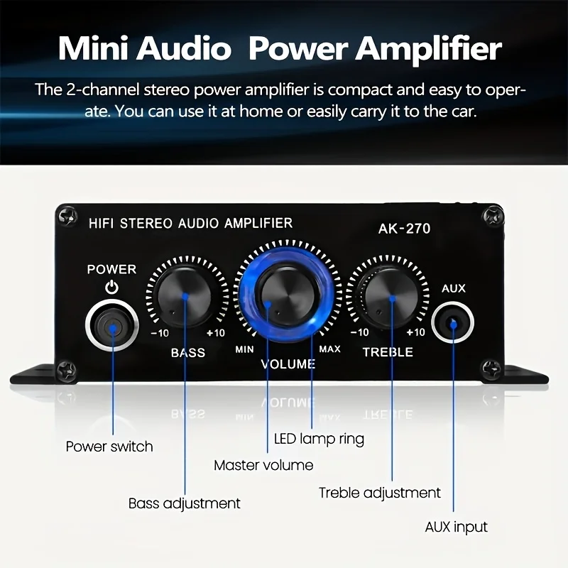 AK-270 400W Mini Eindversterke - Home Cinema Beamer recensie en prijs