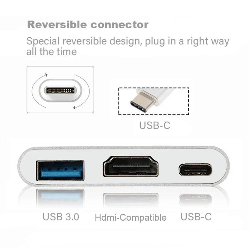 3-in-1 Type-C naar HDMI-compat - Home Cinema Usb recensie en prijs