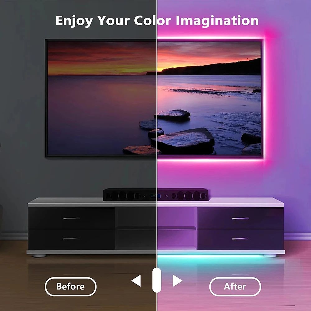 RGB Led Strip Light Bluetooth  - Ambient Light Strip Tv recensie en prijs
