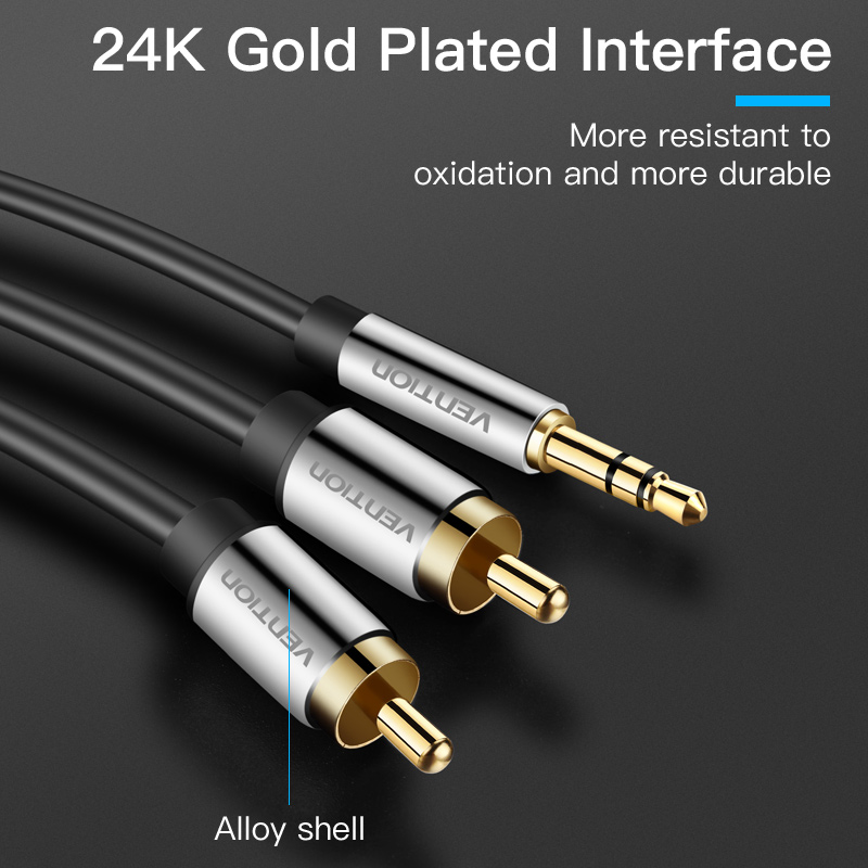 Ventie RCA Kabel 3.5 naar 2rca - Home Cinema Beamer recensie en prijs