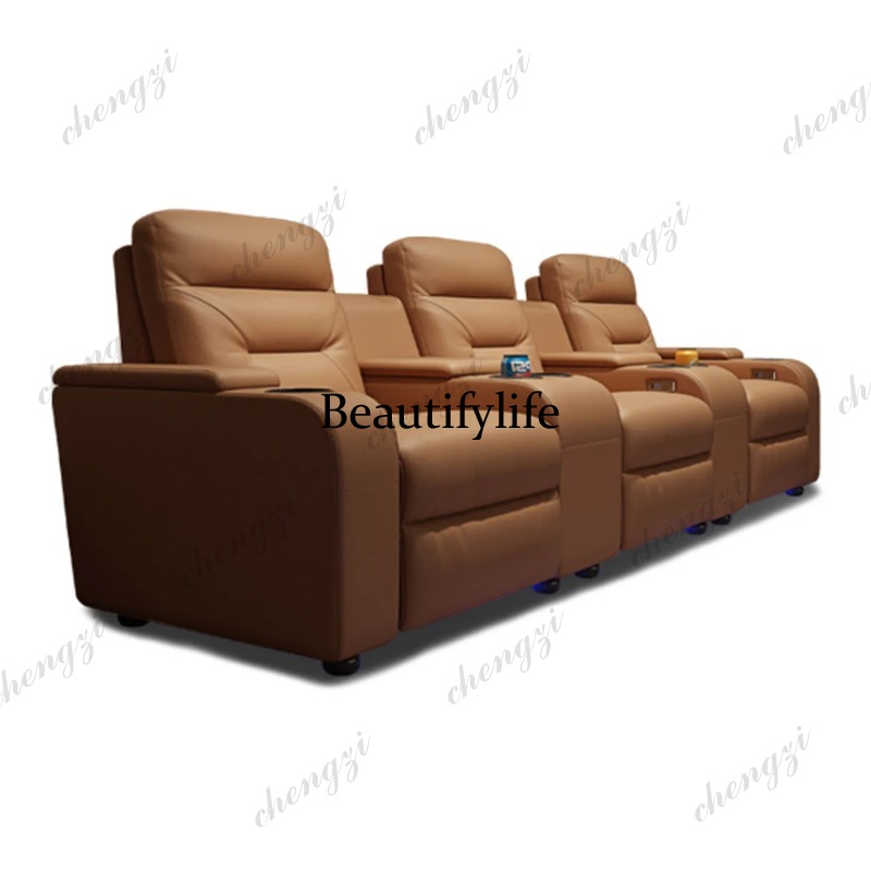 Leren bankstel met elektrisch  - Home Cinema Couch recensie en prijs